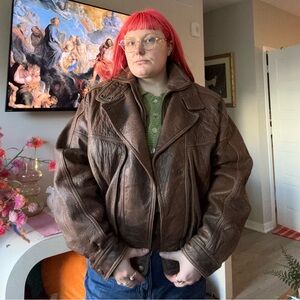 Men's Brown Leather Jacket